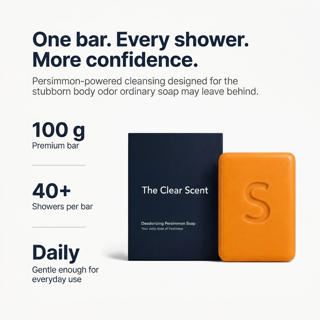Clear Scent Persimmon Cleansing Bar